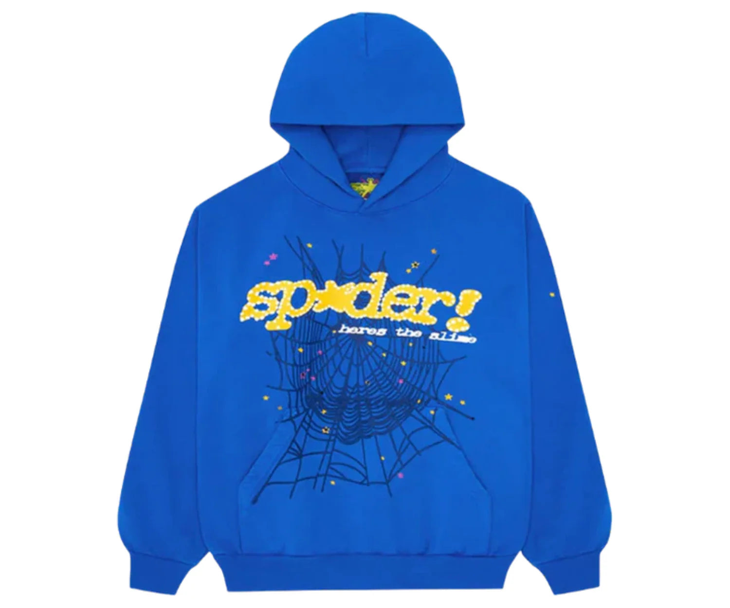 Spider hoodie blue