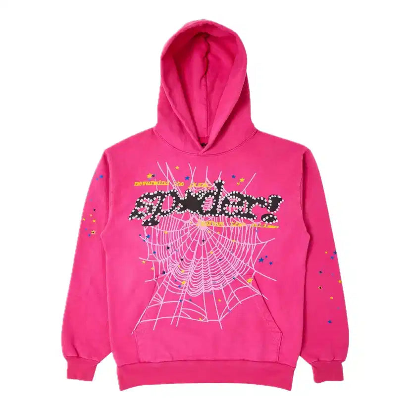 Spider Hoodie Pink