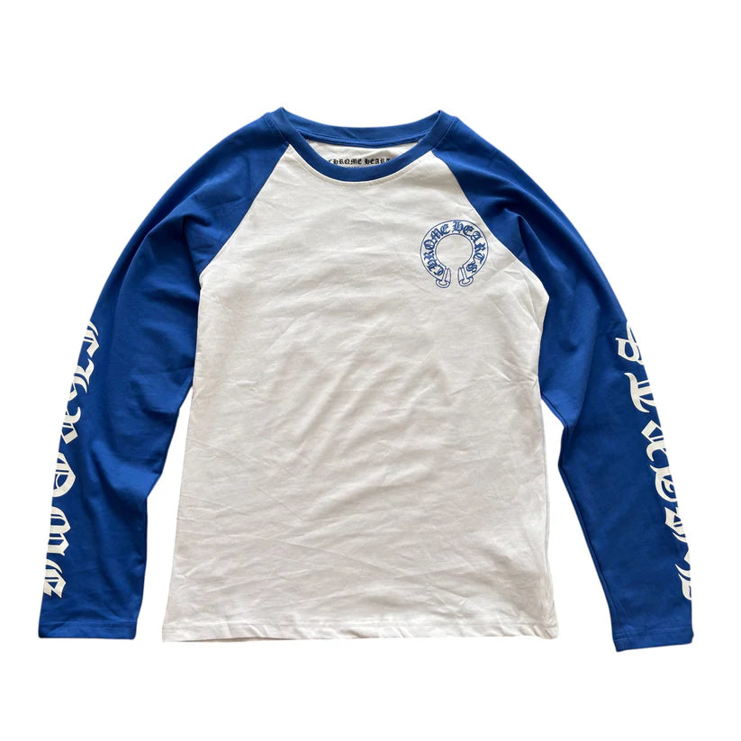 chrome heart tee blue