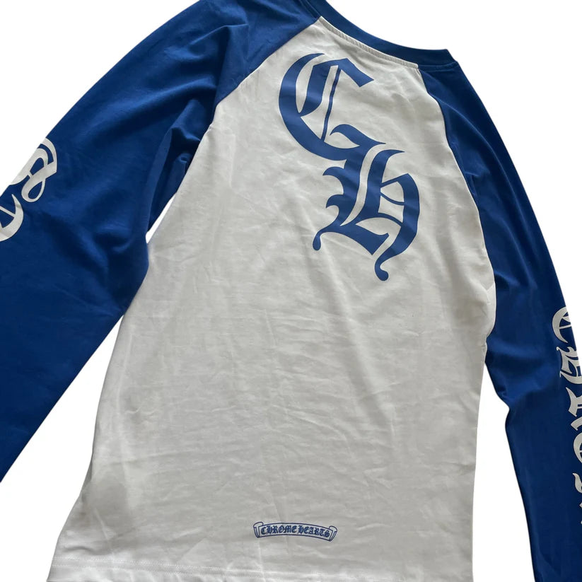 chrome heart tee blue